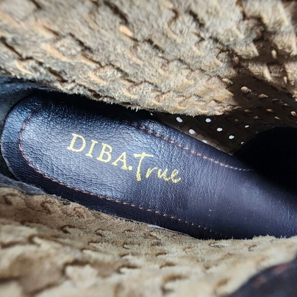 Diba True Shoes Womens Size 7.5 Brown Leather Ankle Boots - Picture 10 of 12